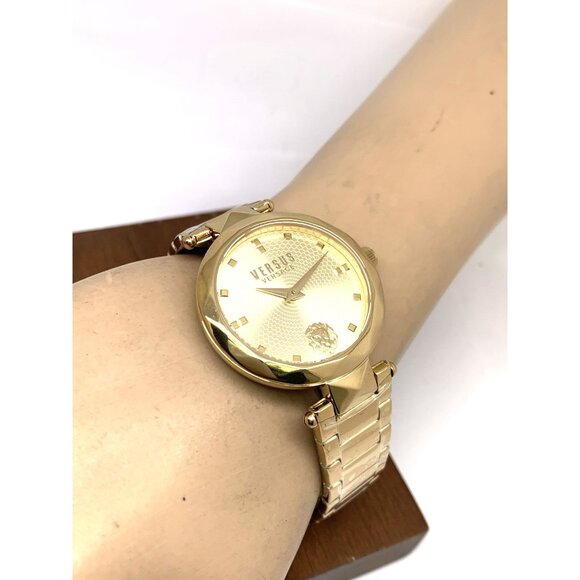 Versus by Versace Women's Watch VSPCD2H21 Quartz Gold Stainless Steel 36mm - Picture 5 of 13